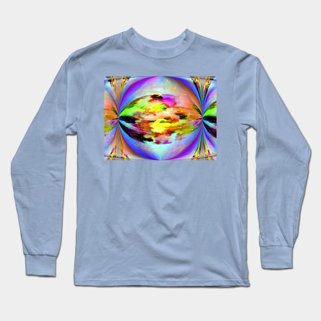 Abstract Circle Long Sleeve T-Shirt by danieljanda